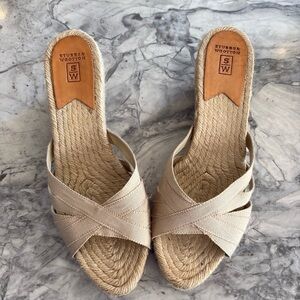 STUBBS & WOOTTON Palm Beach. Grace
Espadrille Heel Beige, 39, great condition